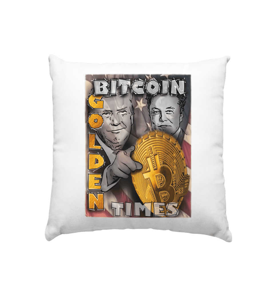 Bitcoin Golden Times Kissen